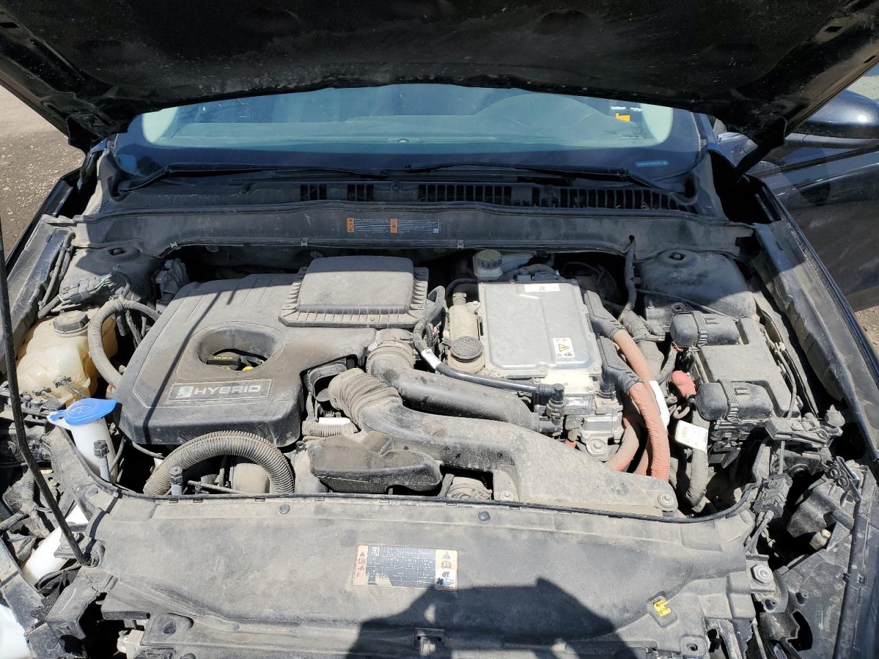 2015 Ford Fusion S Hybrid VIN: 3FA6P0UU2ER287423 Lot: 57178165