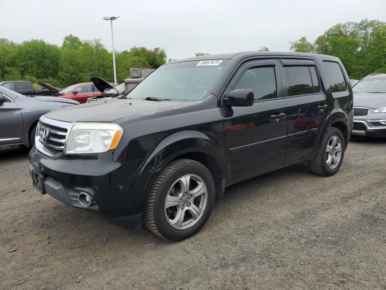 2012 Honda Pilot Ex იყიდება East Granby-ში, CT - Rear End