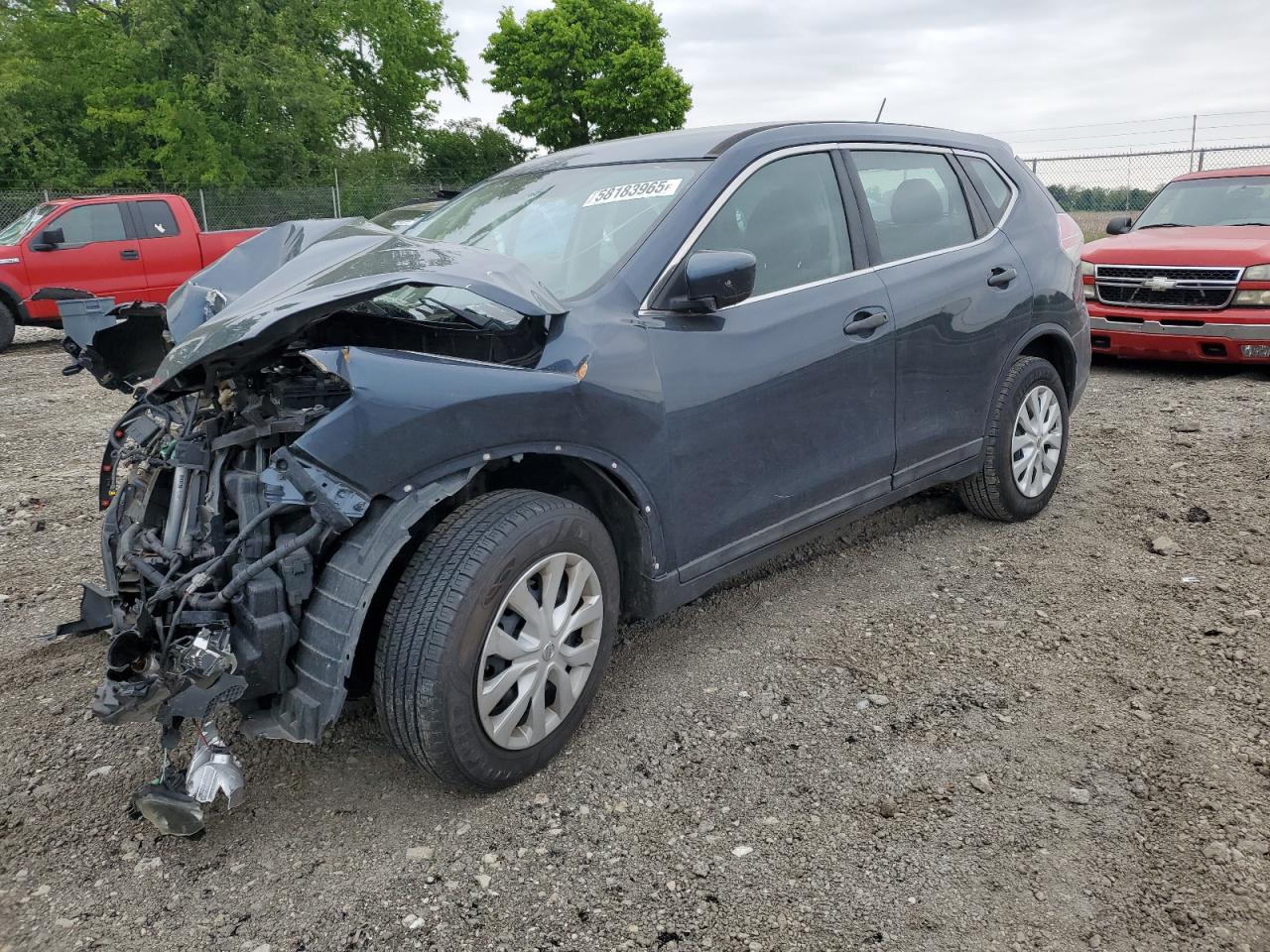 2016 Nissan Rogue S იყიდება Cicero-ში, IN - Front End