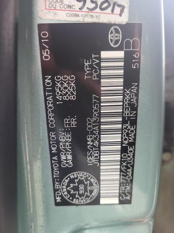 2010 TOYOTA YARIS   
