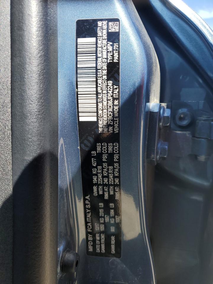 FIAT 500 2018 VIN ZFBCFXCB6JP642249 zdjęcie 12