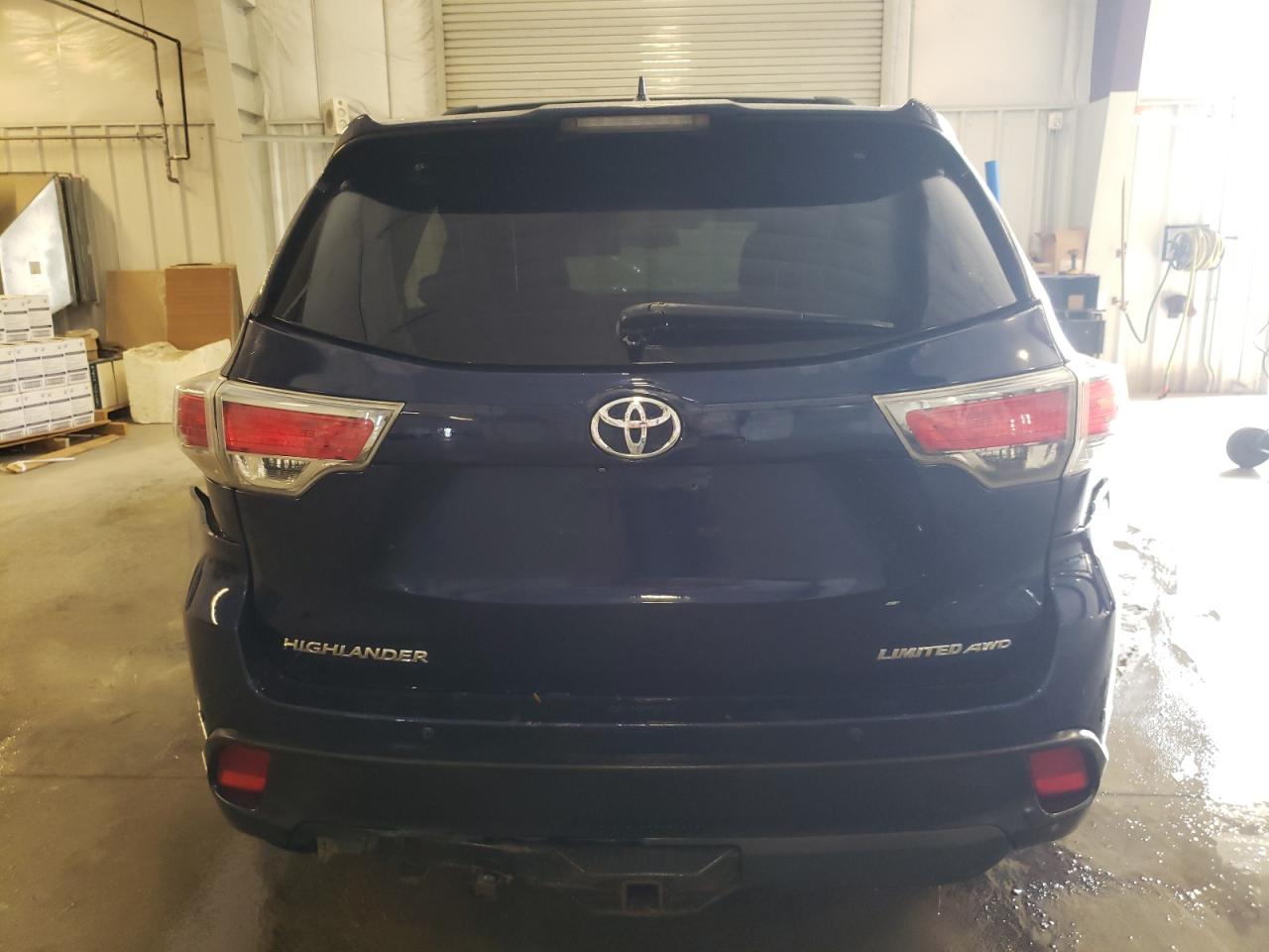 2014 Toyota Highlander Limited VIN: 5TDDKRFH8ES009658 Lot: 59126505