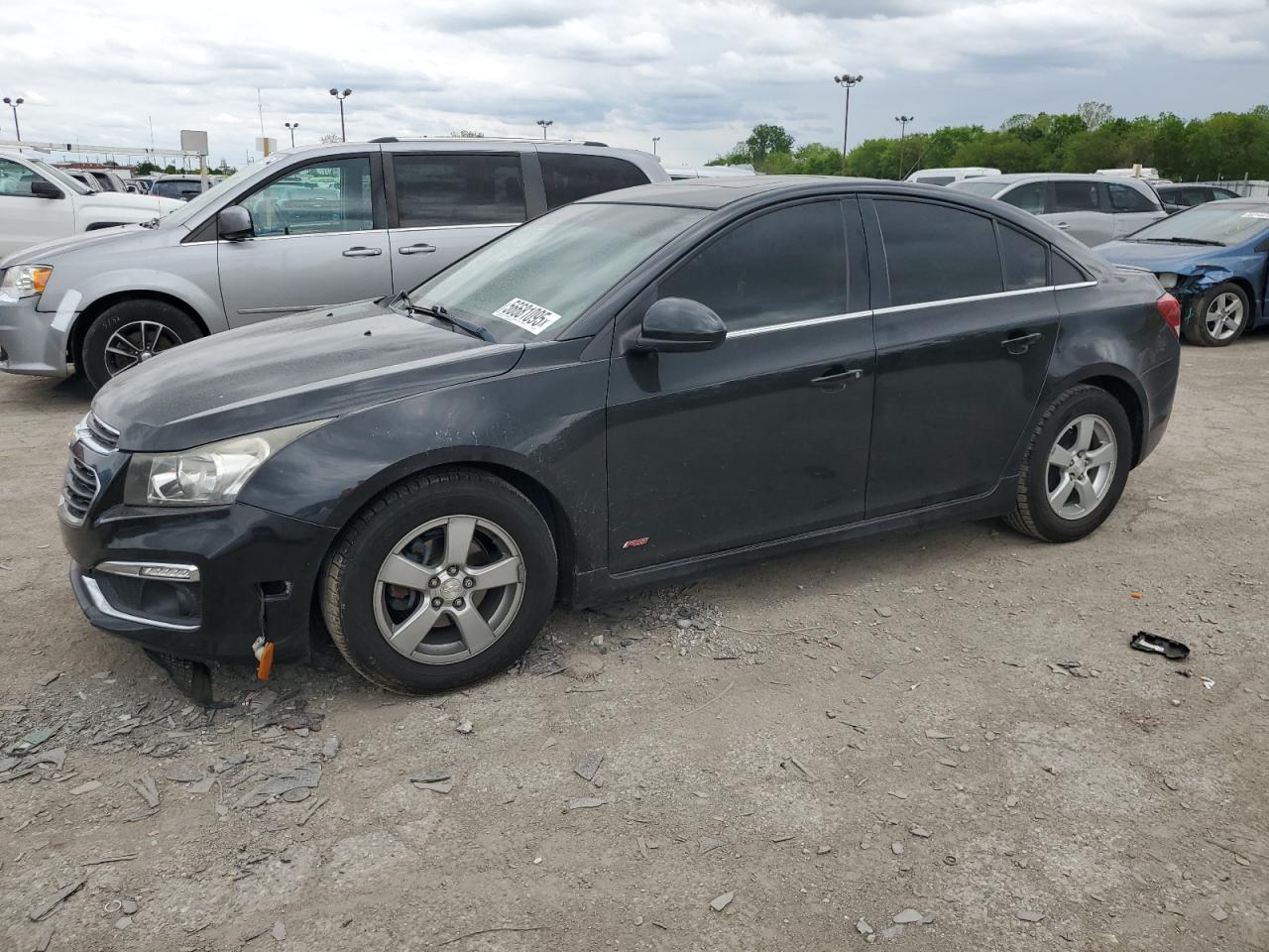 2015 Chevrolet Cruze Lt en Venta en Indianapolis, IN - Rear End