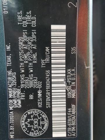 2008 TOYOTA TUNDRA CREWMAX LIMITED