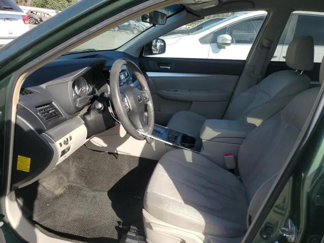  SUBARU OUTBACK 2012 Green