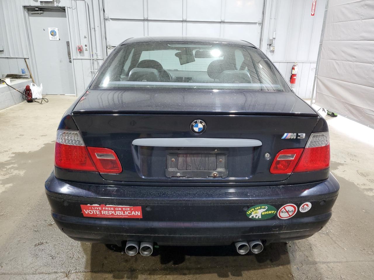 2003 BMW M3 VIN: WBSBL93463JR20564 Lot: 57614225