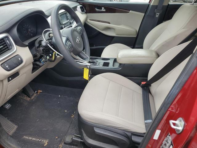  KIA SORENTO 2016 Czerwony