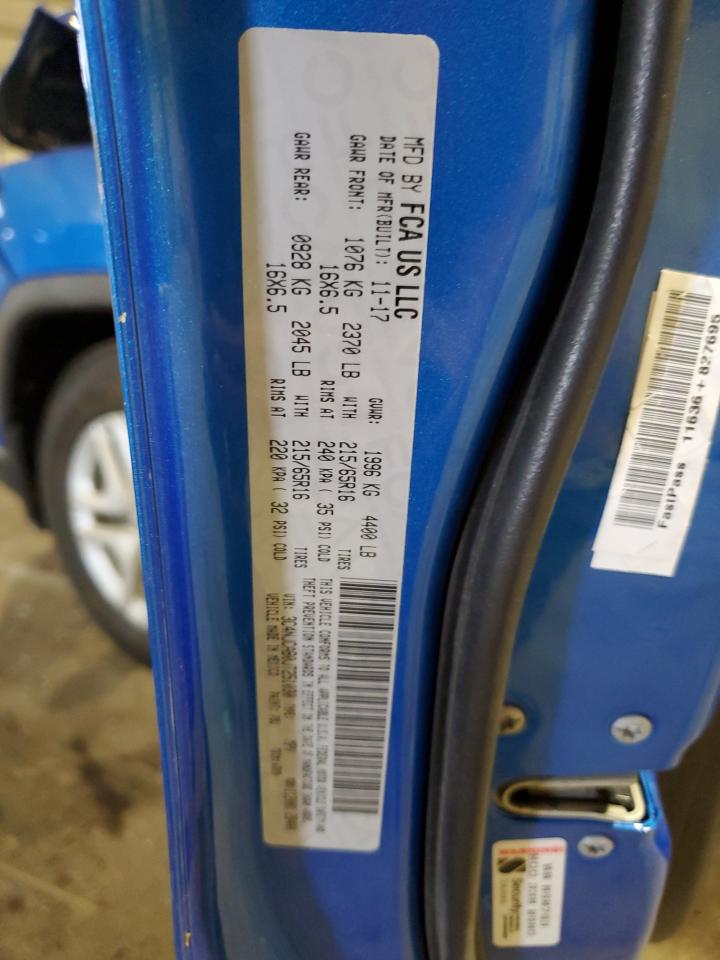 2018 Jeep Compass Sport VIN: 3C4NJCAB0JT251030 Lot: 55833785