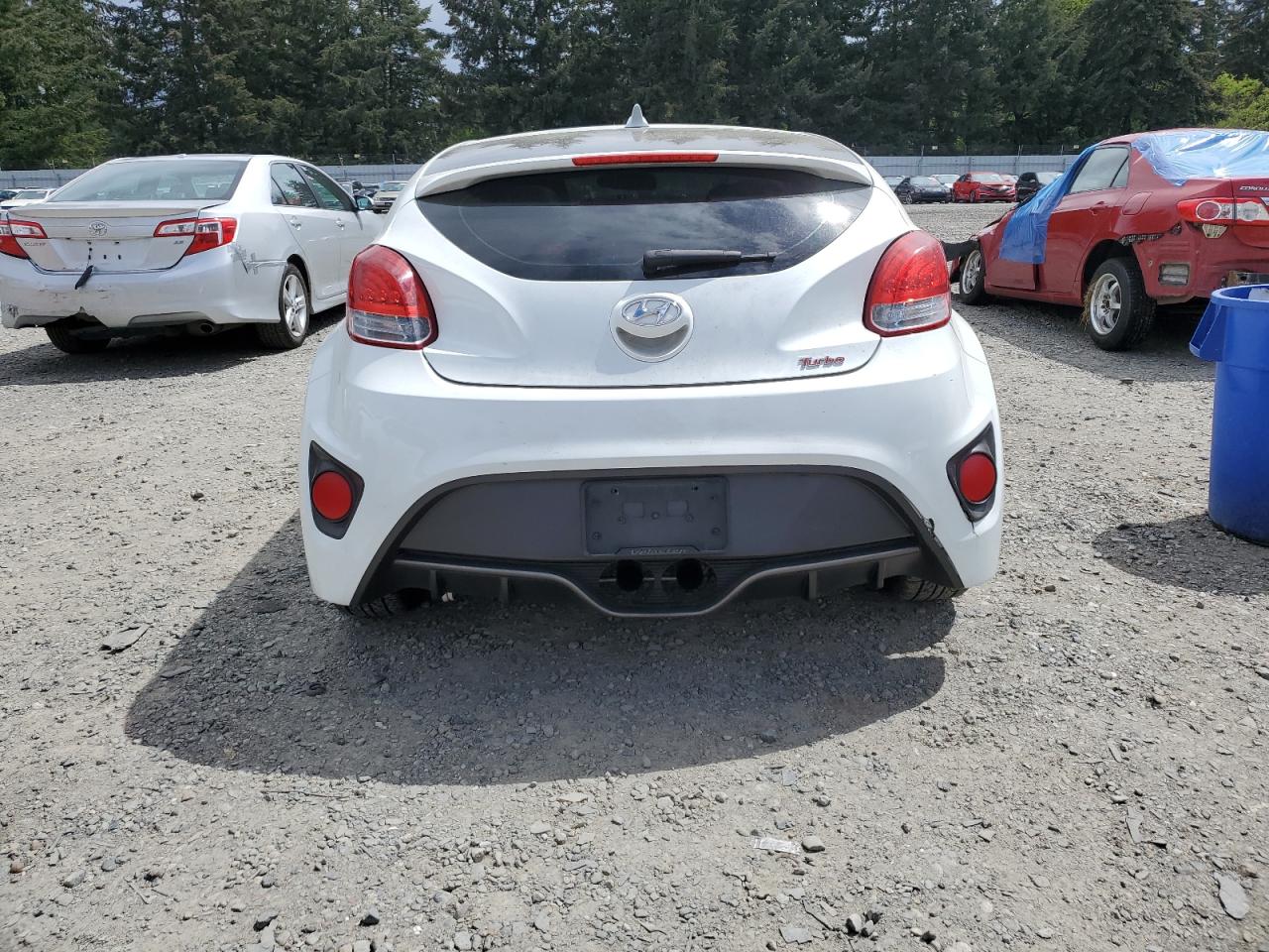 2013 Hyundai Veloster Turbo VIN: KMHTC6AE2DU163017 Lot: 56804365