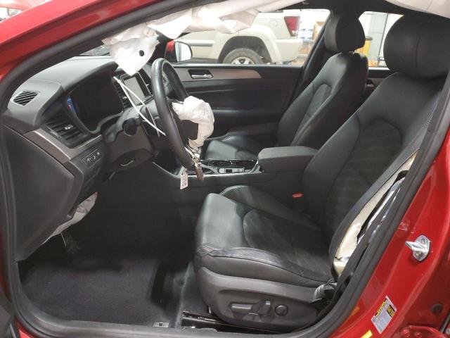  HYUNDAI SONATA 2019 Czerwony