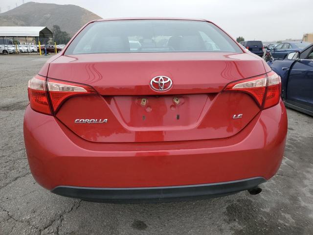  TOYOTA COROLLA 2018 Red