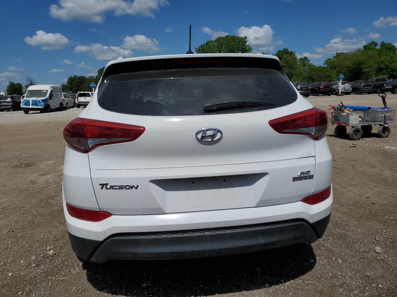 2017 Hyundai Tucson Limited VIN: KM8J3CA45HU297605 Lot: 57121125