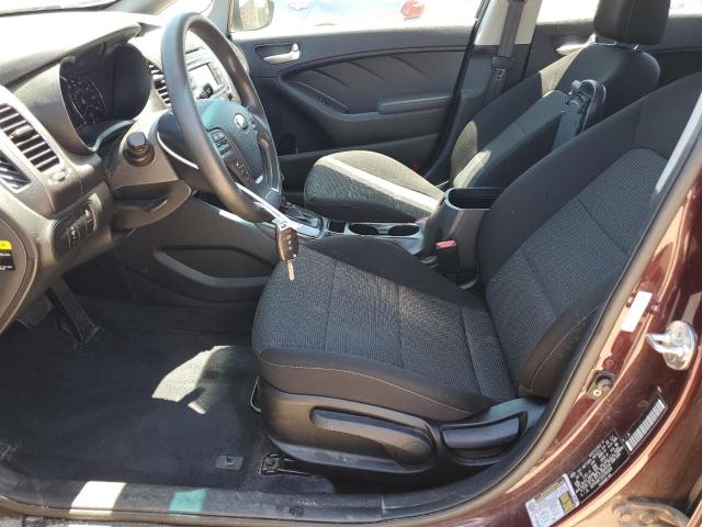  KIA FORTE 2018 Burgundy