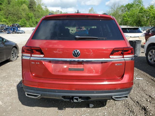  VOLKSWAGEN ATLAS 2021 Czerwony