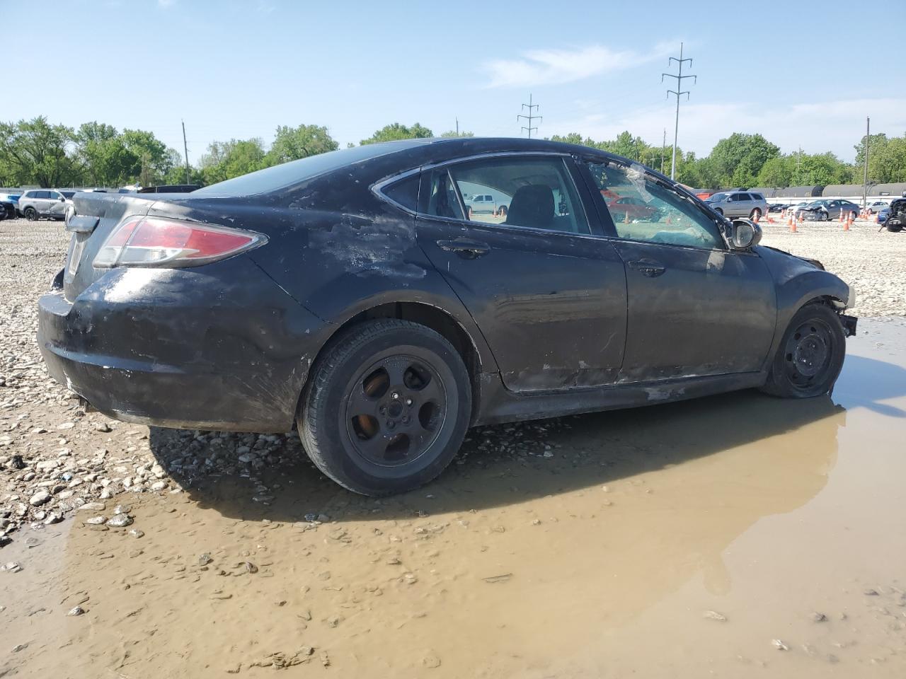 2010 Mazda 6 I black null gas 1YVHZ8BH7A5M36711 photo #4