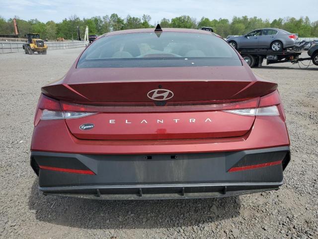  HYUNDAI ELANTRA 2024 Красный