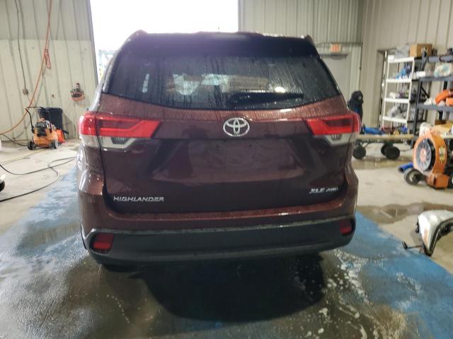  TOYOTA HIGHLANDER 2017 Burgundy