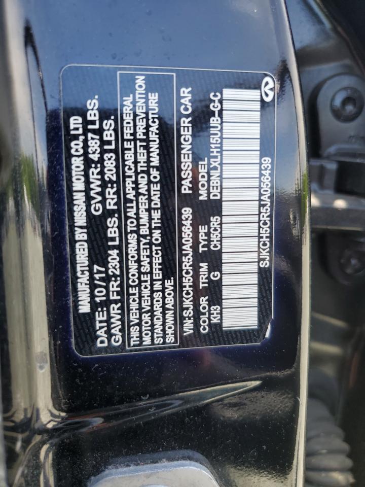 2018 Infiniti Qx30 Base VIN: SJKCH5CR5JA056439 Lot: 56048085