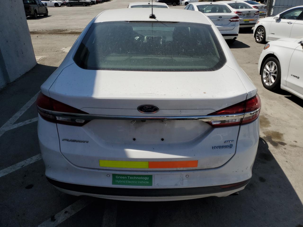 2018 Ford Fusion Se Hybrid VIN: 3FA6P0LU1JR278630 Lot: 54029245