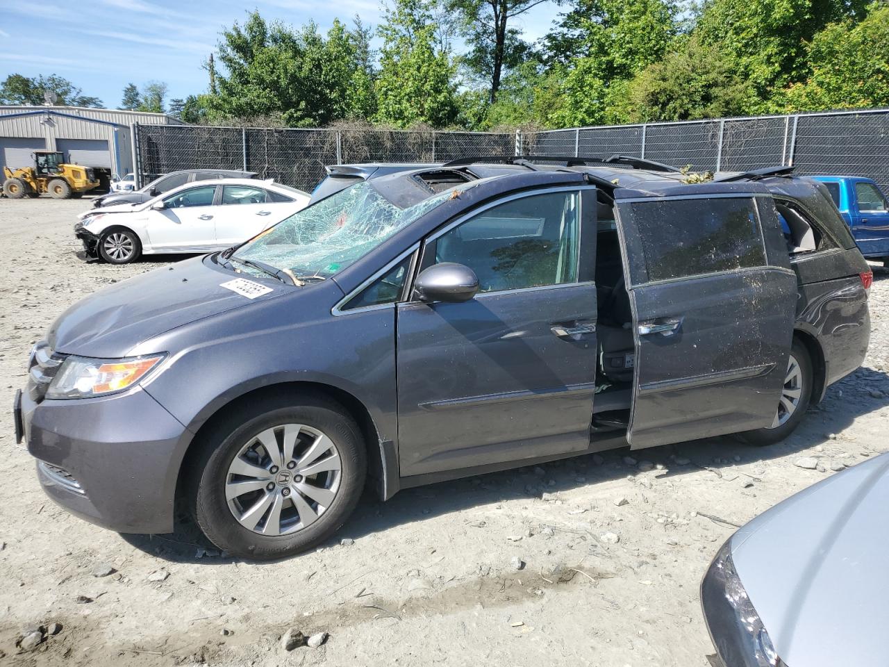 2015 Honda Odyssey Exl na sprzedaż w Waldorf, MD - Top/Roof