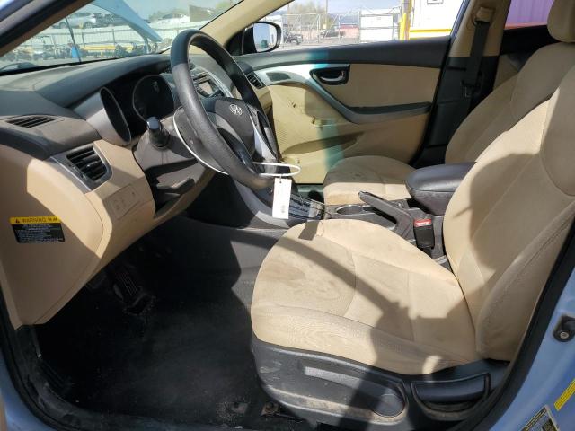  HYUNDAI ELANTRA 2012 Blue
