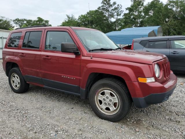  JEEP PATRIOT 2016 Czerwony