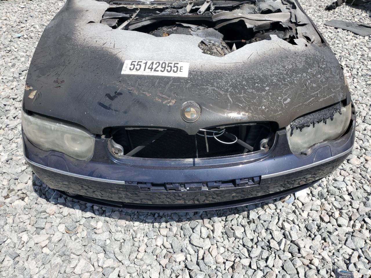 2004 BMW 745 Li VIN: WBAGN63494DS49538 Lot: 55142955