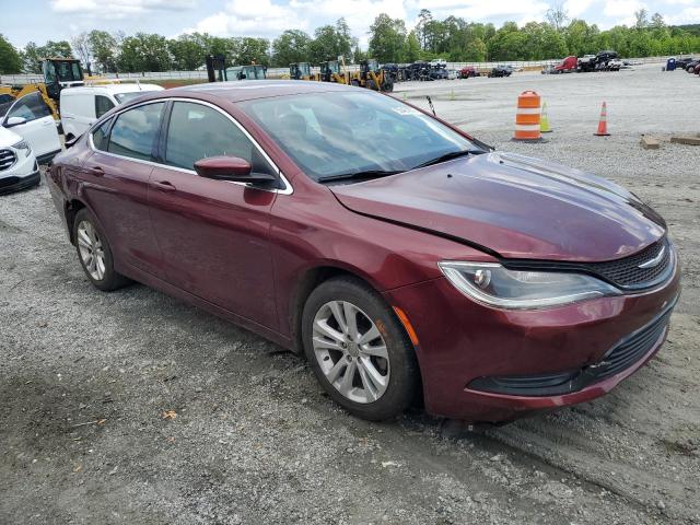 Sedans CHRYSLER 200 2016 Red
