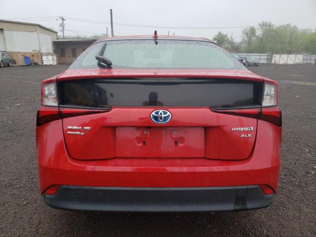  TOYOTA PRIUS 2019 Red
