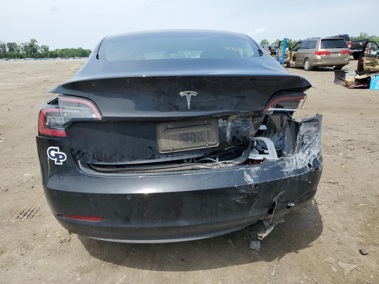 2019 Tesla Model 3 VIN: 5YJ3E1EB2KF388576 Lot: 57096375