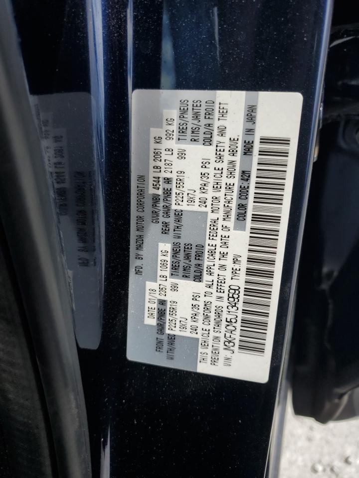 2018 Mazda Cx-5 Touring VIN: JM3KFACM5J1349590 Lot: 56801845