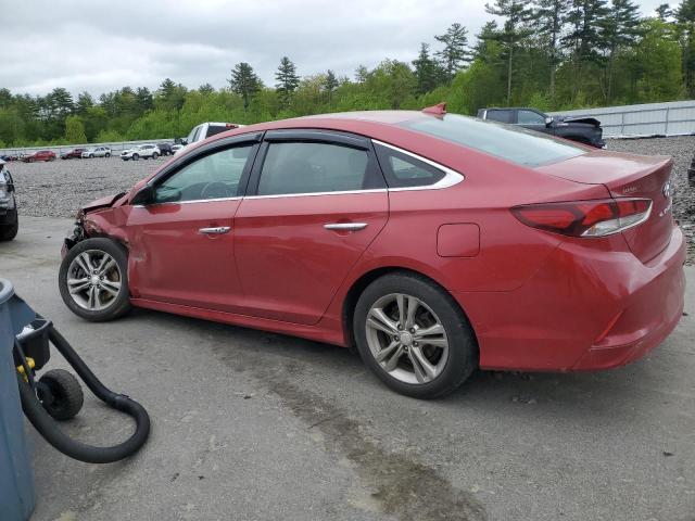 HYUNDAI SONATA 2018 Czerwony