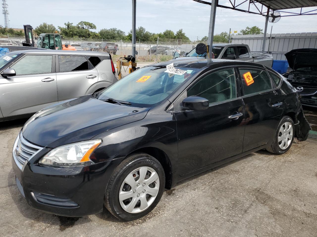 2015 Nissan Sentra S للبيع في Orlando، FL - Rear End