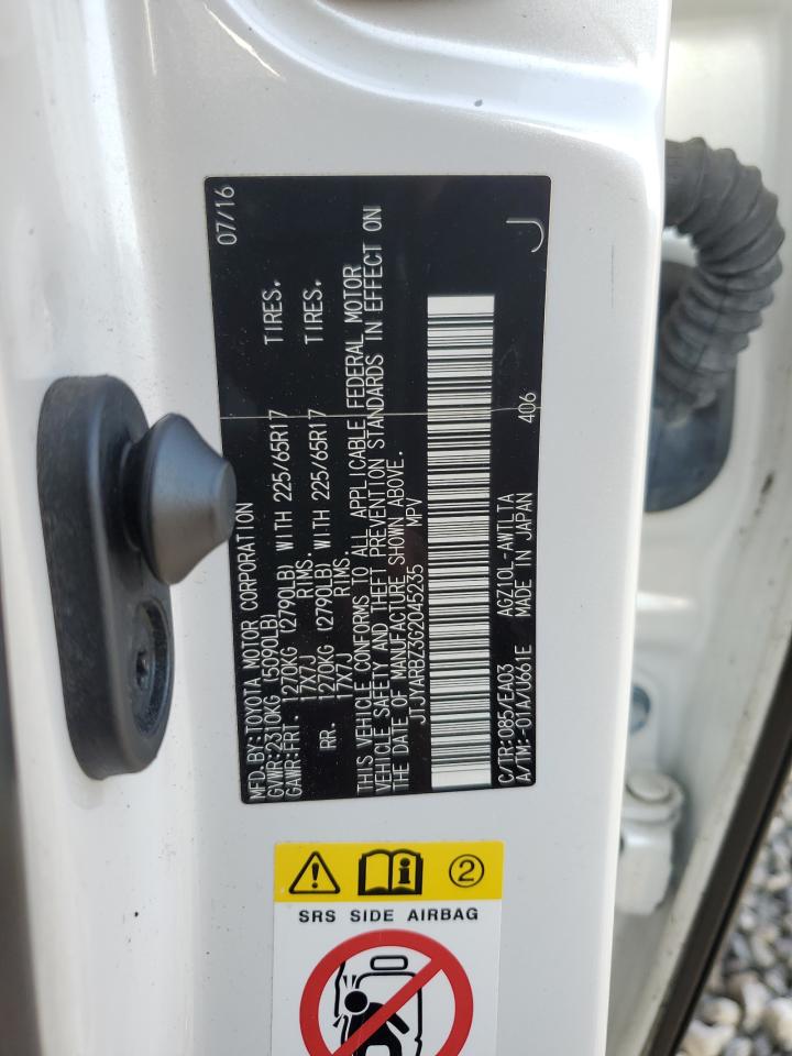 2016 Lexus Nx 200T Base VIN: JTJYARBZ3G2045235 Lot: 55358035