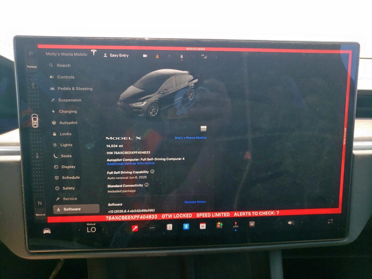 2023 Tesla Model X VIN: 7SAXCBE5XPF404833 Lot: 57407645