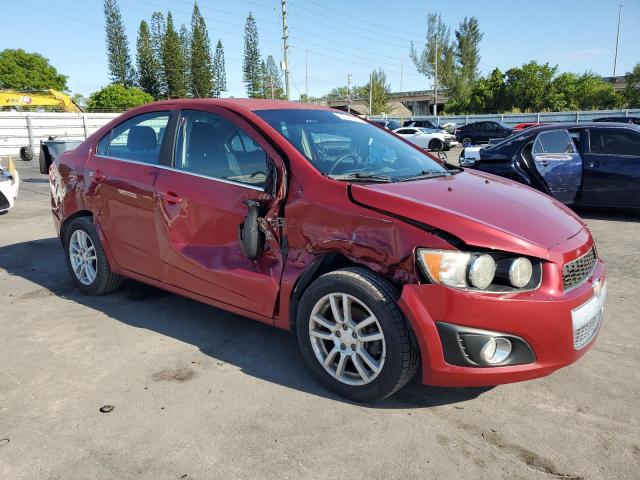 Sedans CHEVROLET SONIC 2013 Burgundy