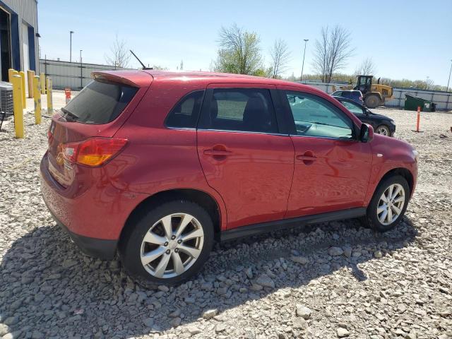  MITSUBISHI OUTLANDER 2015 Красный