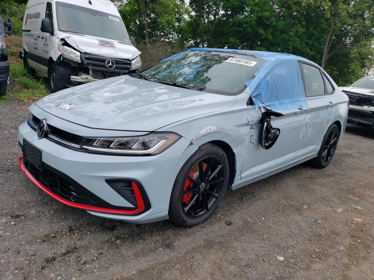 2025 Volkswagen Jetta Gli Autobahn en Venta en Marlboro, NY - Rollover