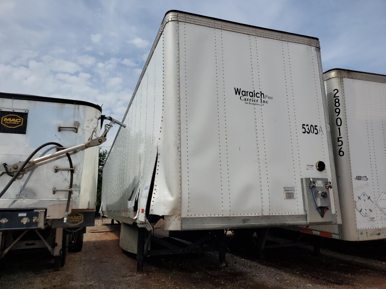 2022 Vanguard Vxp 53' Dry Van Trailer na sprzedaż w Oklahoma City, OK - All Over
