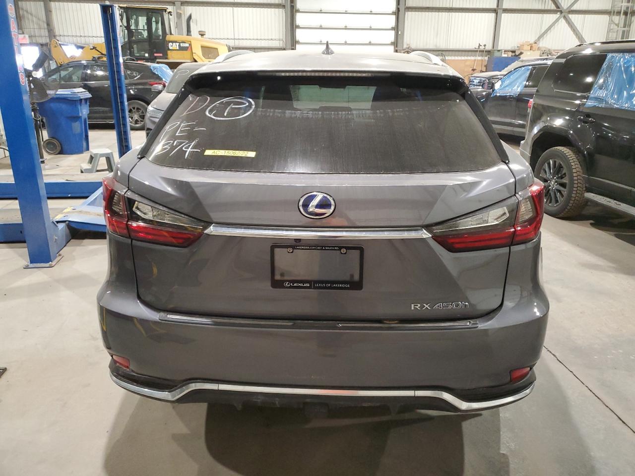 2022 Lexus Rx 450H VIN: 2T2HGMDA5NC086729 Lot: 57111595