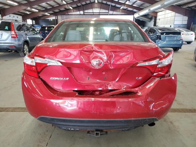 TOYOTA COROLLA 2014 Красный
