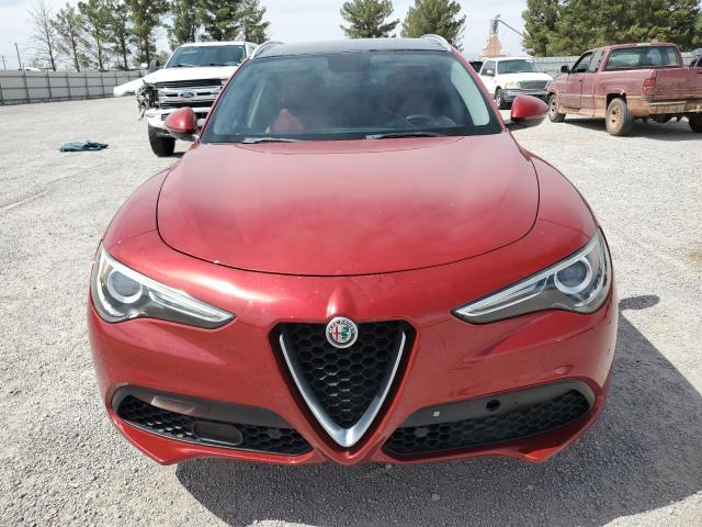  ALFA ROMEO STELVIO 2018 Czerwony