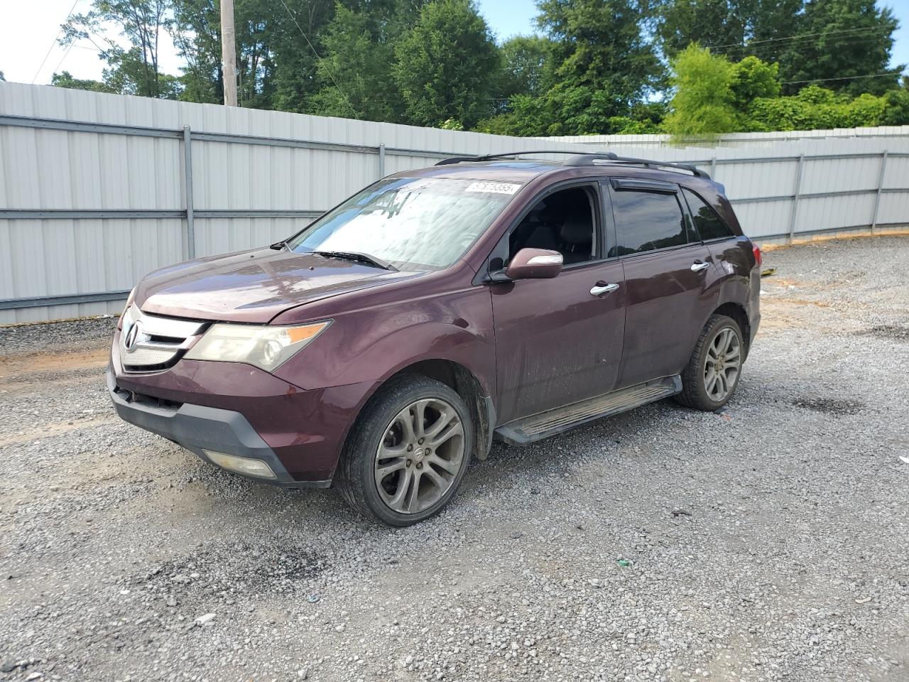 2008 Acura Mdx Sport продається в Gastonia, NC - Side