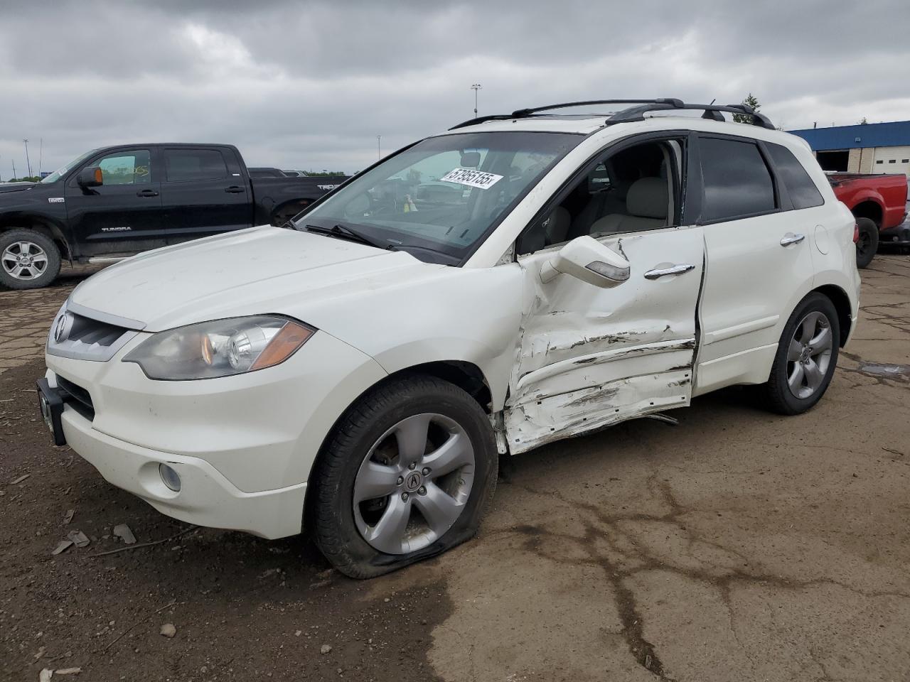 2007 Acura Rdx Technology en Venta en Woodhaven, MI - Side