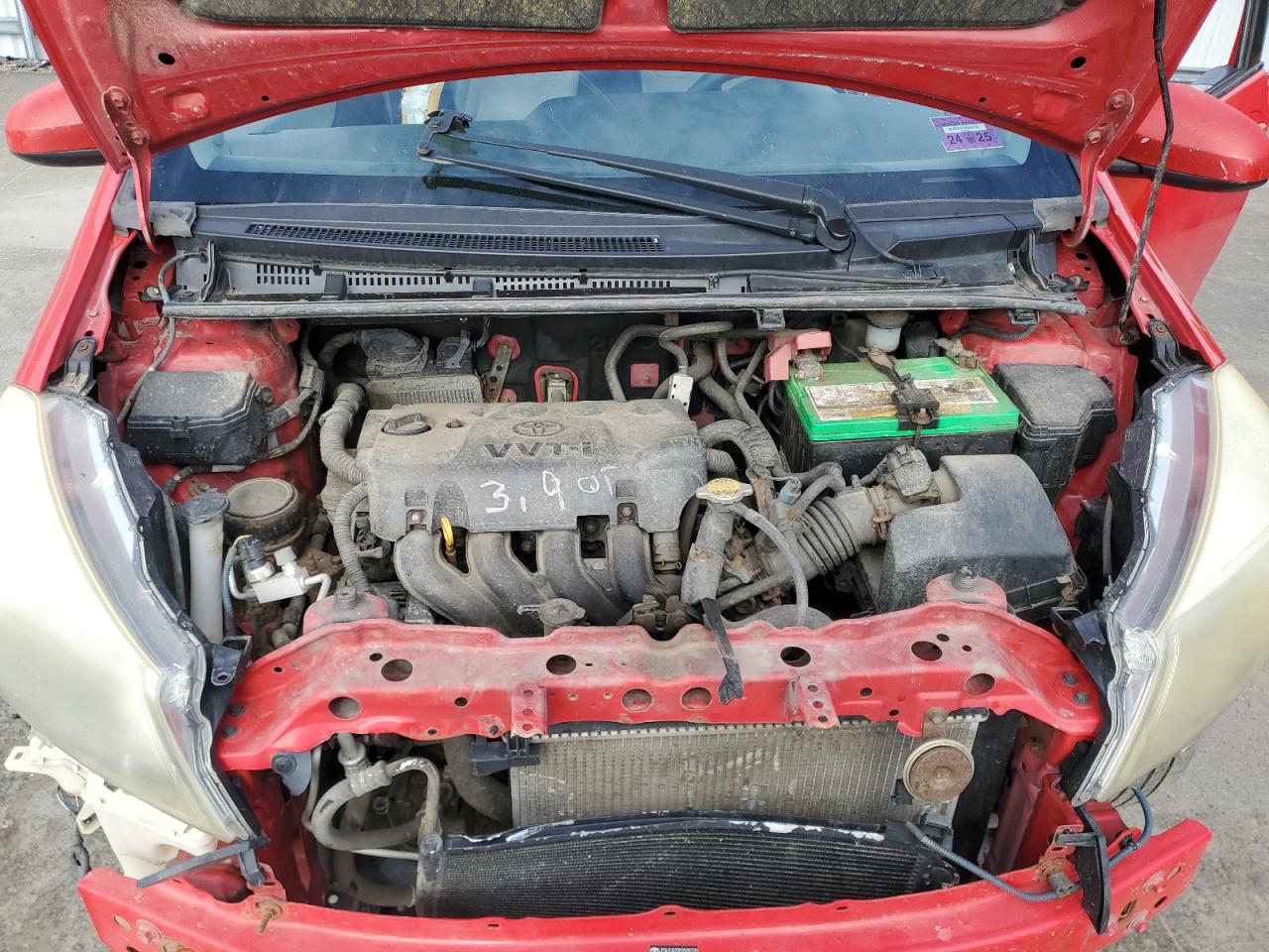 2012 Toyota Yaris VIN: JTDKTUD37CD505770 Lot: 56798455