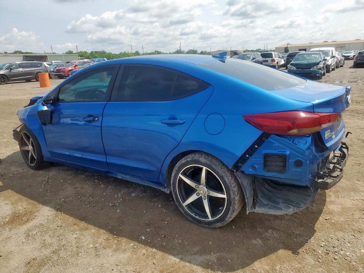 2017 Hyundai Elantra Se blue null gasoline 5NPD74LF9HH125999 photo #3