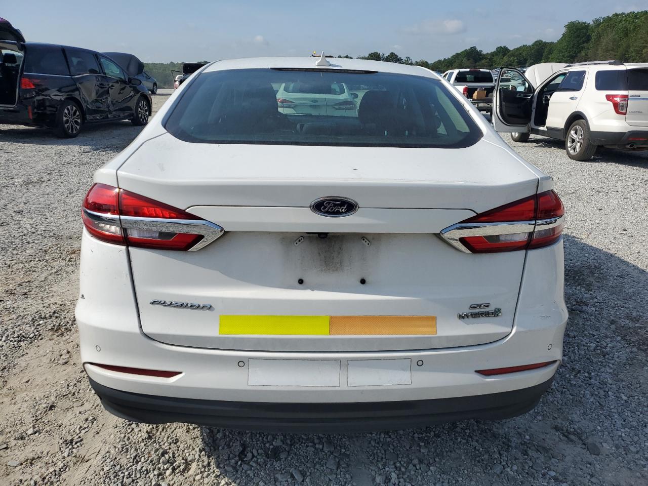 2019 Ford Fusion Se VIN: 3FA6P0LUXKR124824 Lot: 54031685