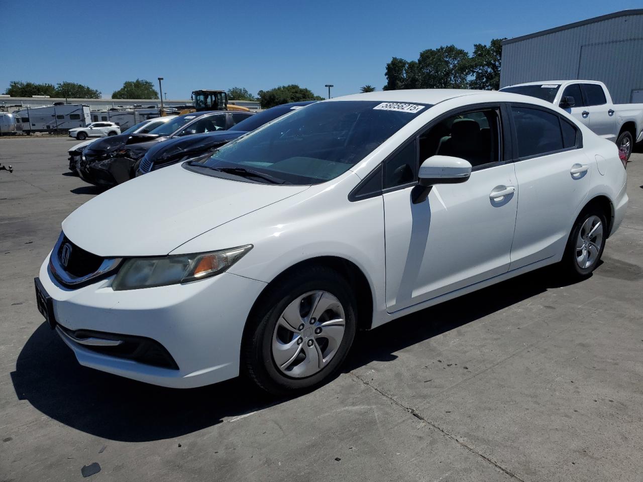 2014 Honda Civic Lx იყიდება Sacramento-ში, CA - Front End
