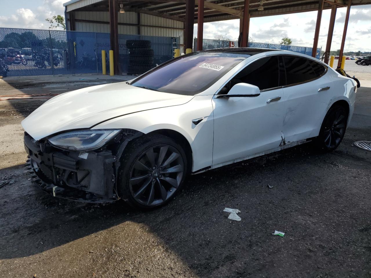 2017 Tesla Model S  na sprzedaż w Riverview, FL - Front End