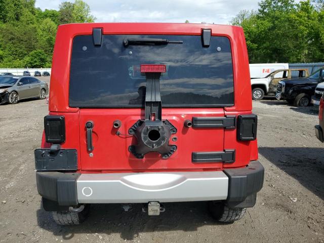 Parquets JEEP WRANGLER 2012 Czerwony